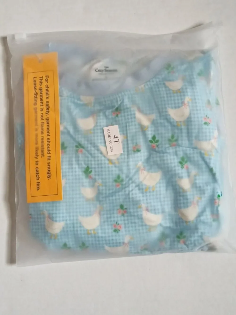 Silly Goose Bamboo Pajamas 4T Toddler NWT Soft Stretchy Cozy Two Piece Set - Picture 4 of 4